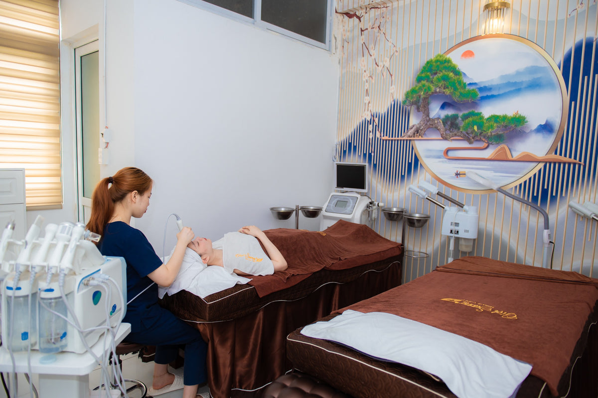 Liệu trình chăm sóc da cơ bản của Giọt Sương Spa